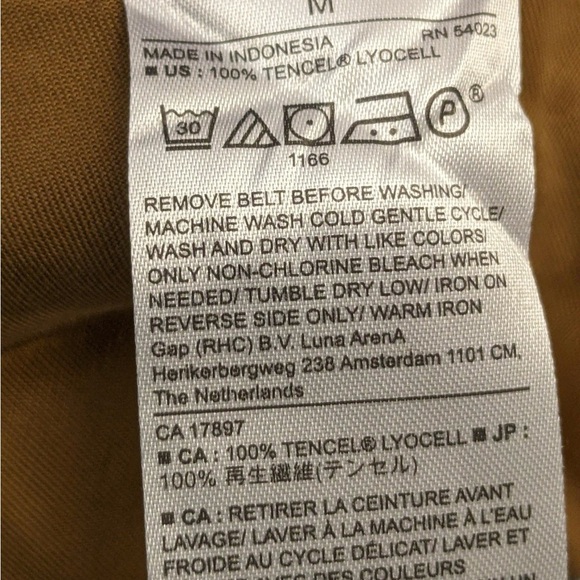 Banana Republic Tie Waist Tencel Maxi Shirt Dress Sz Med NWT - Picture 5 of 5